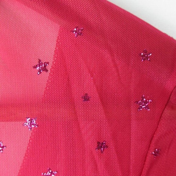 Savage X Fenty Gift Me More Sleep Top Sheer Red Violet 2X - Picture 8 of 9